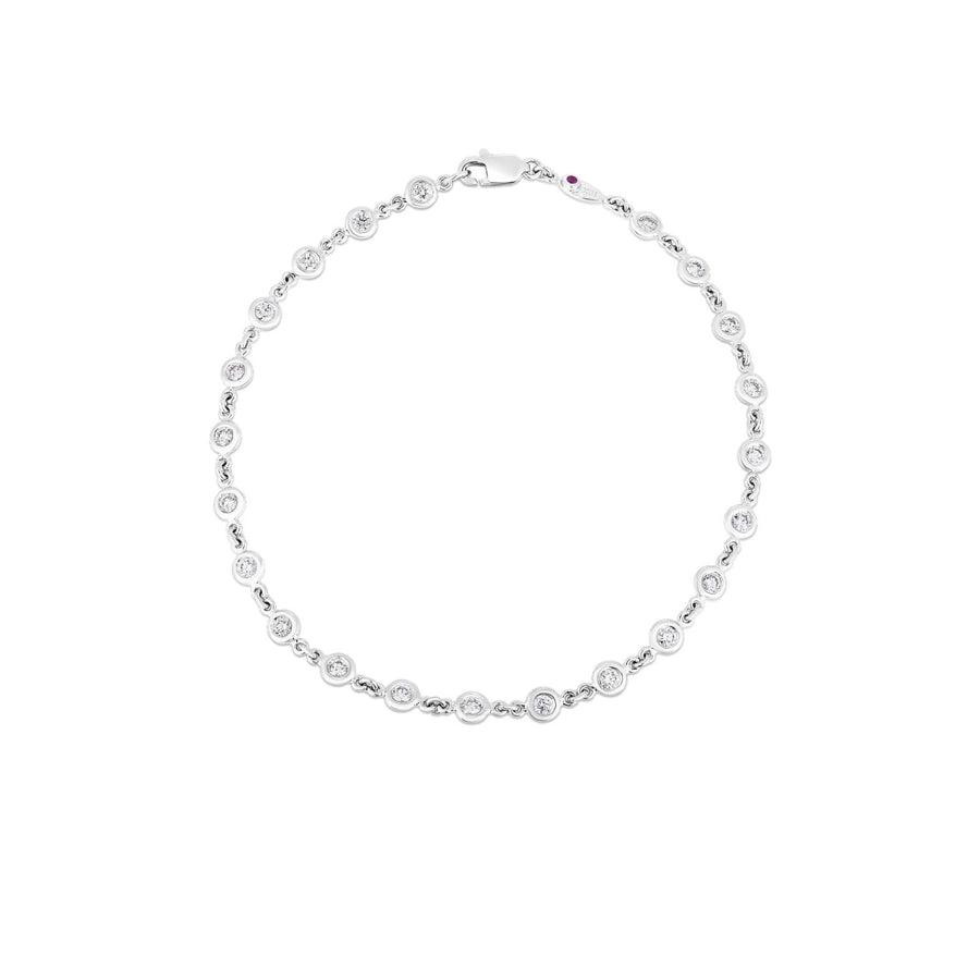 Diamonds by the Inch 0.73ct Diamond Station Bracelet in 18K White Gold, 7in
