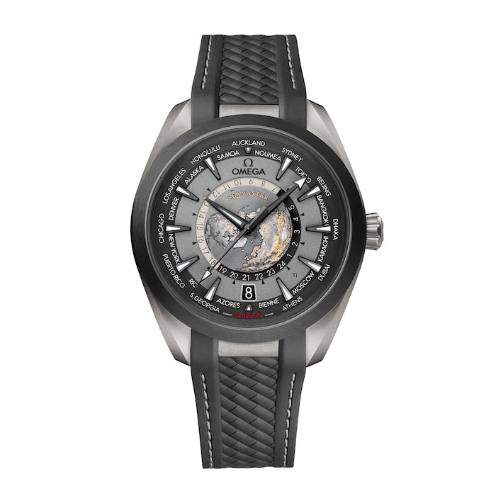 43mm Seamaster Aqua Terra 150M Watch with Grey Dial in Titanium, Strap