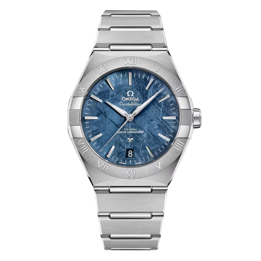 41mm Constellation Watch with Blue Dial in Stainless Steel, Bracelet