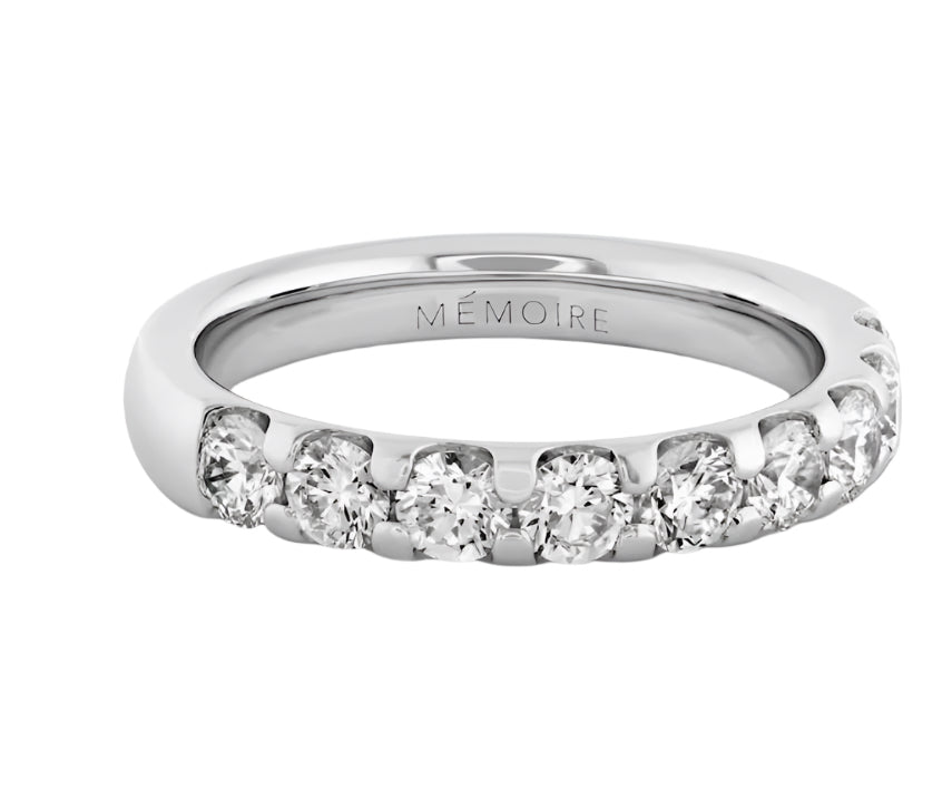 Odessa 0.98-1.10ct Diamond Band in Platinum, Size 6.5