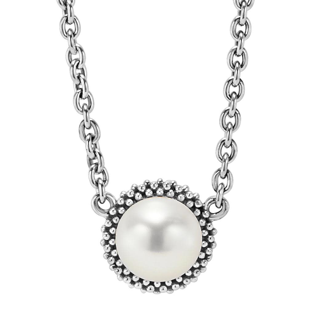 The Luna Bezel Pendant Necklace main image 1
