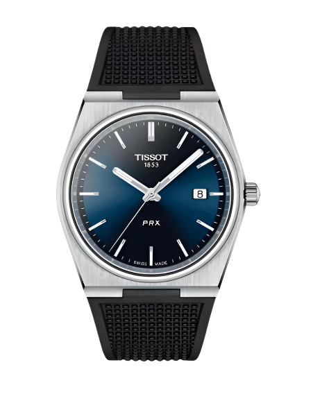 40mm PRX Watch with Blue Dial in Stainless Steel, Strap