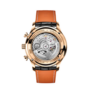 41mm Portugieser Chronograph with Black Dial in 18K 5N Gold, Strap