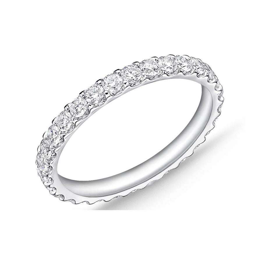 Odessa 1.09ct Diamond Eternity Band in Platinum, Size 6.5