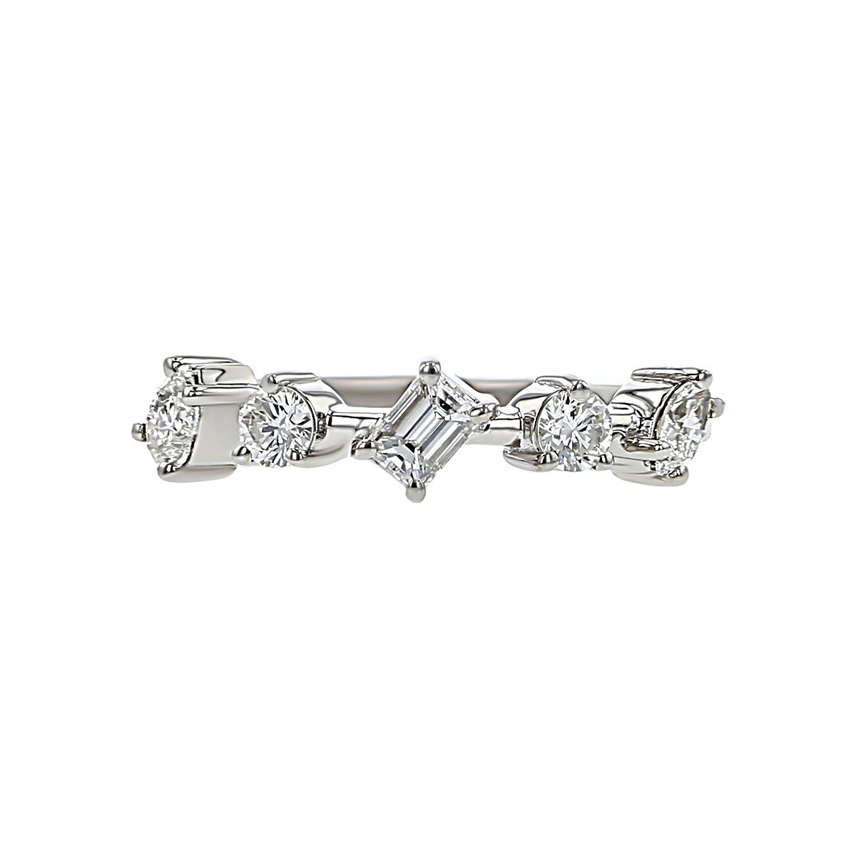 Mixed Shape Diamond Eternity Band