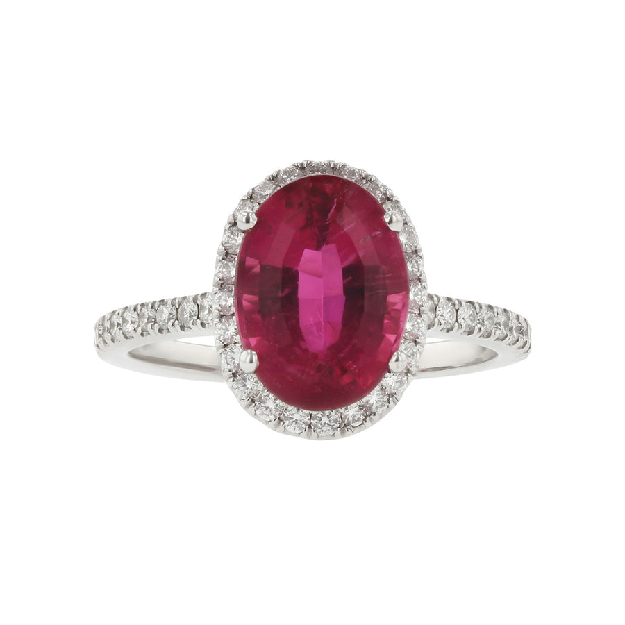 Rubellite Ring