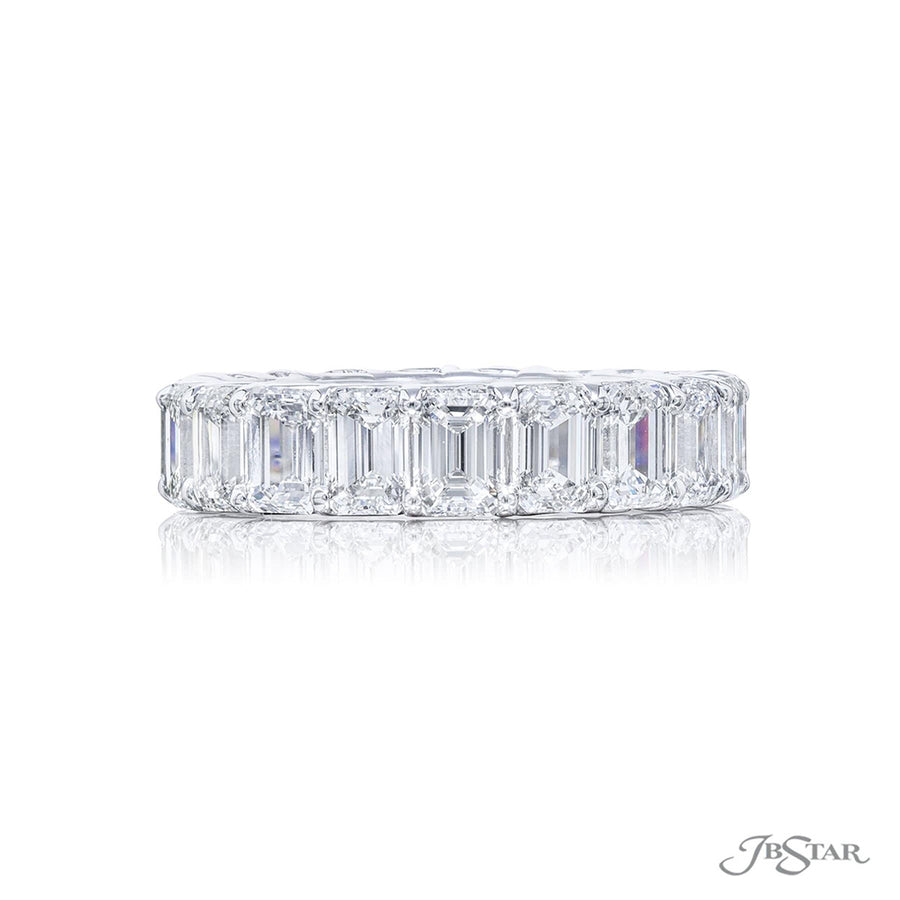 Emerald-cut Diamond Eternity Band