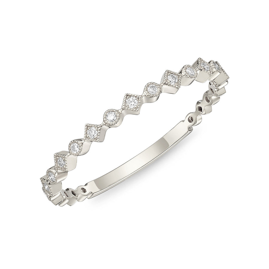 Stack 'em Up Diamond Wedding Band