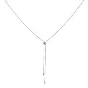 18K Gold Love in Verona Lariat Necklace with Diamonds