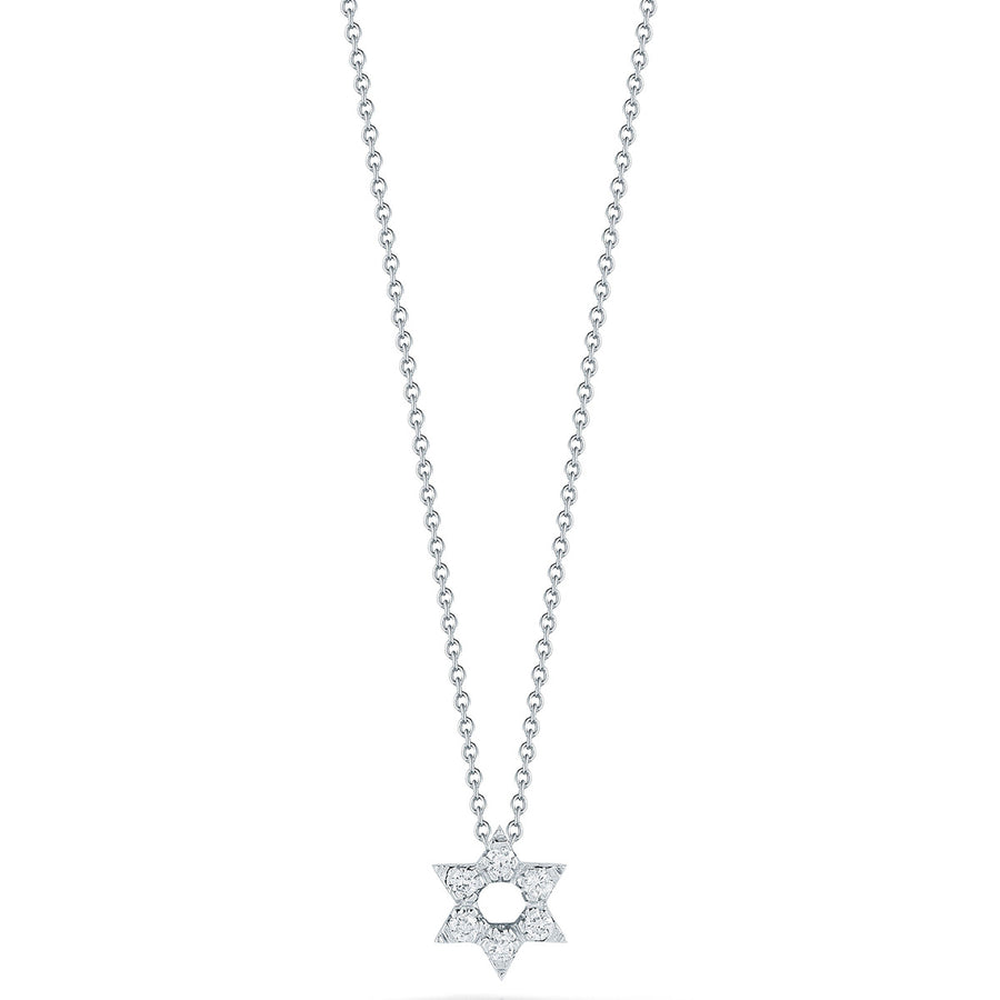 Star of David Pendant with Diamonds