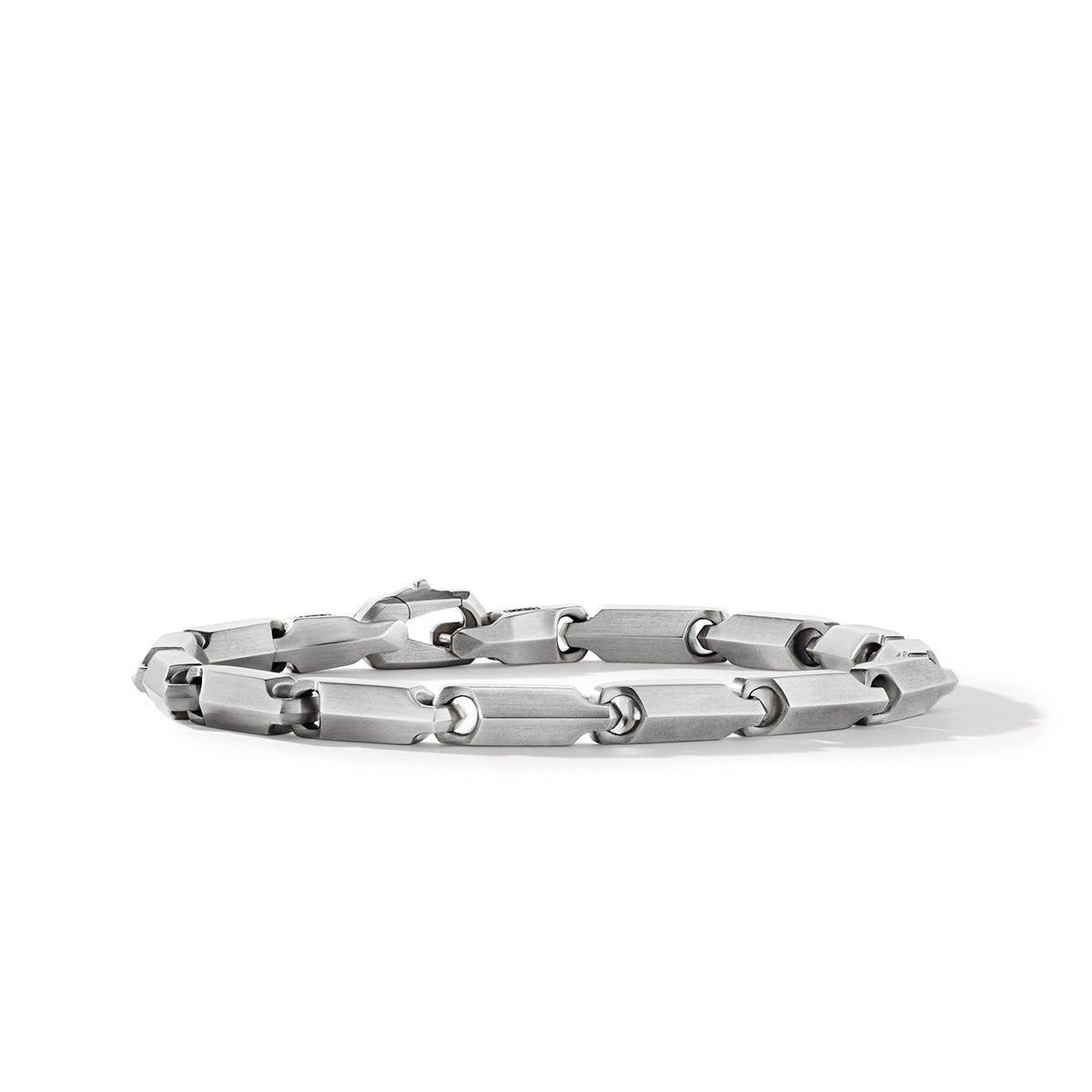 Faceted Link Bracelet in Sterling Silver | Schiffman's Jewelers
