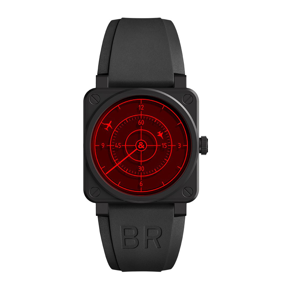 BR 03-92 Red Radar Ceramic | Schiffman's Jewelers