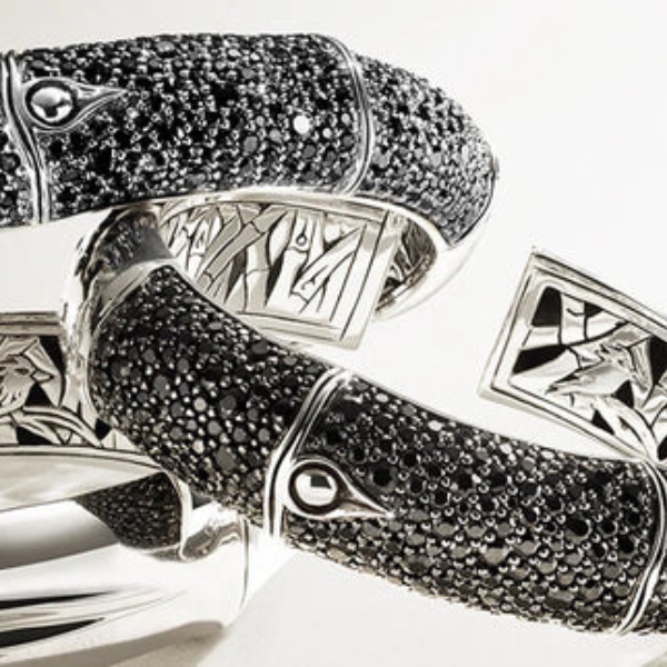 Black sapphire bracelets
