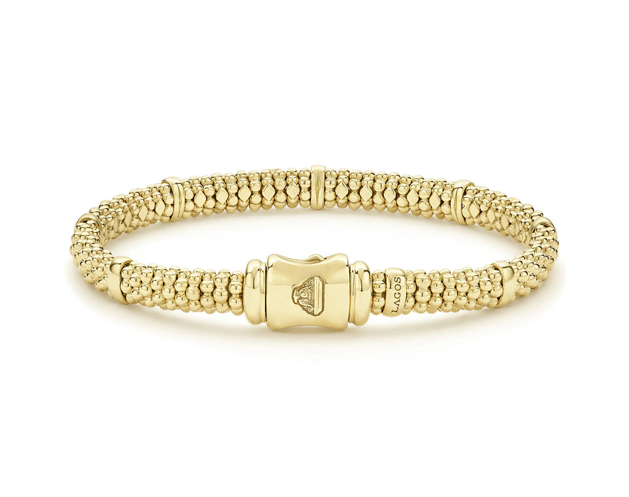 Caviar Gold Beaded Bracelet