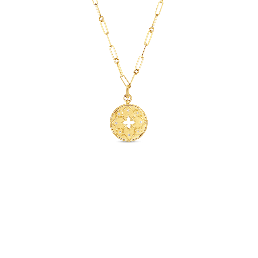 Venetian Princess 0.09ct Diamond Necklace in 18K Yellow Gold, 19in