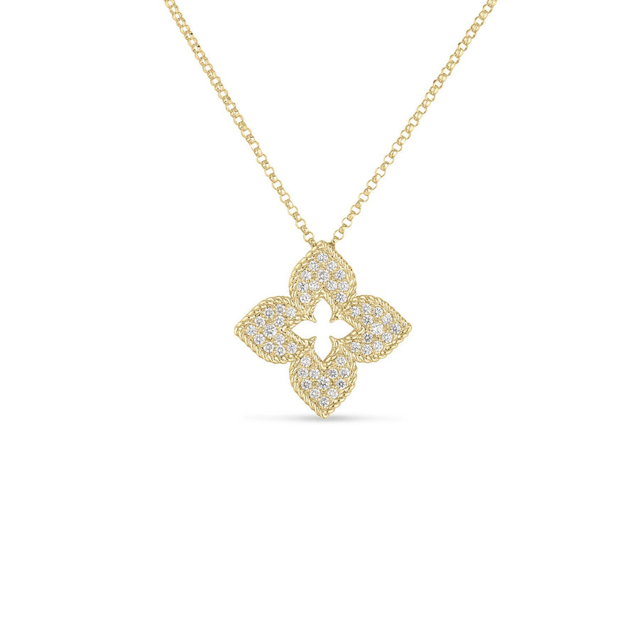 Venetian Princess 0.30ct Diamond Necklace in 18K Yellow Gold, 17in
