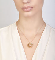 Annamaria Cammilli-Dune-Diamond Circle Pendant-GPE0776J-at Schiffman’s Jewelers