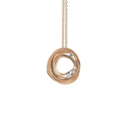 Annamaria Cammilli-Dune-Diamond Circle Pendant-GPE0776J-at Schiffman’s Jewelers