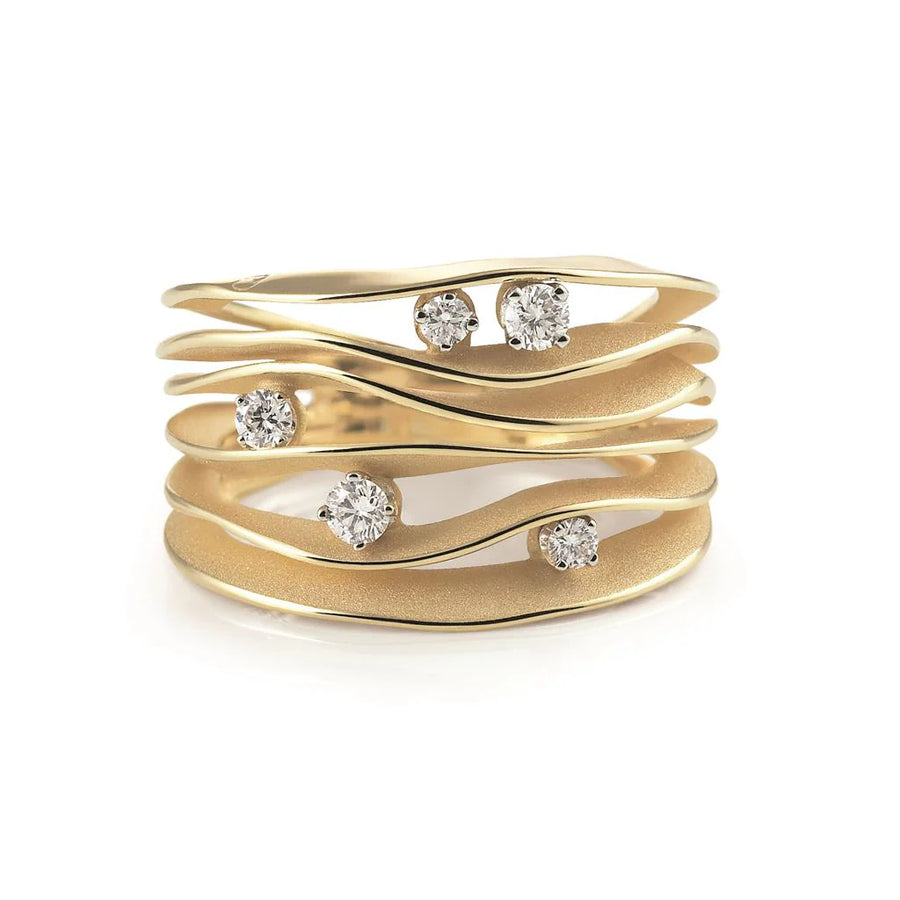 Annamaria Cammilli-Dune-Diamond Ring-GAN0914U-at Schiffman’s Jewelers
