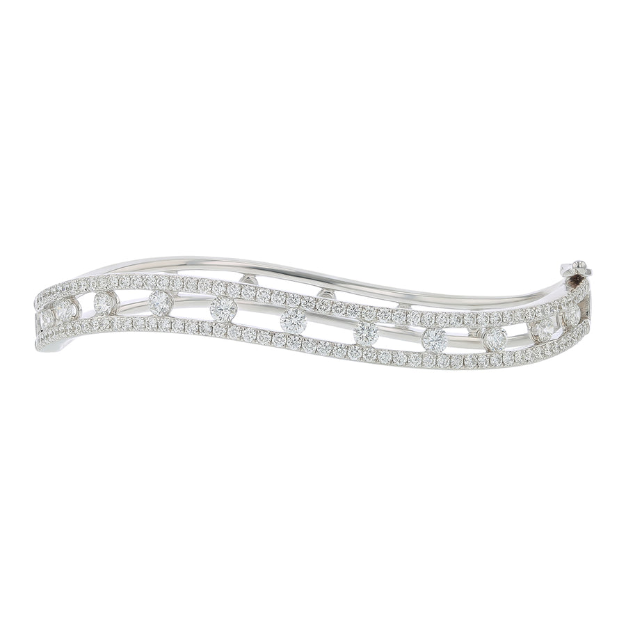 Charles Krypell-floating-diamond-curved-bracelet-5_9648_WD-210000498307-at Schiffman's Jewelers