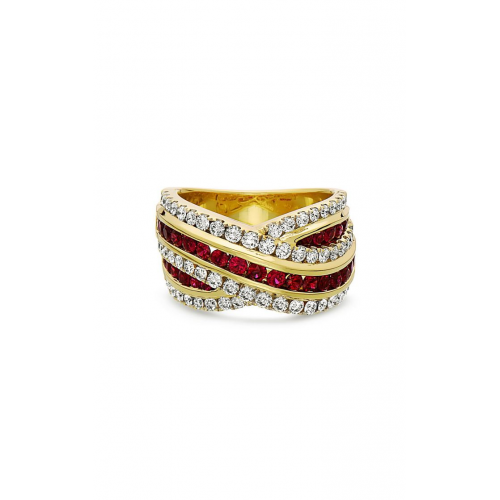 Charles Krypell-ruby-and-diamond-crossover-ring-3_8102_R-210000493183-at Schiffman's Jewelers