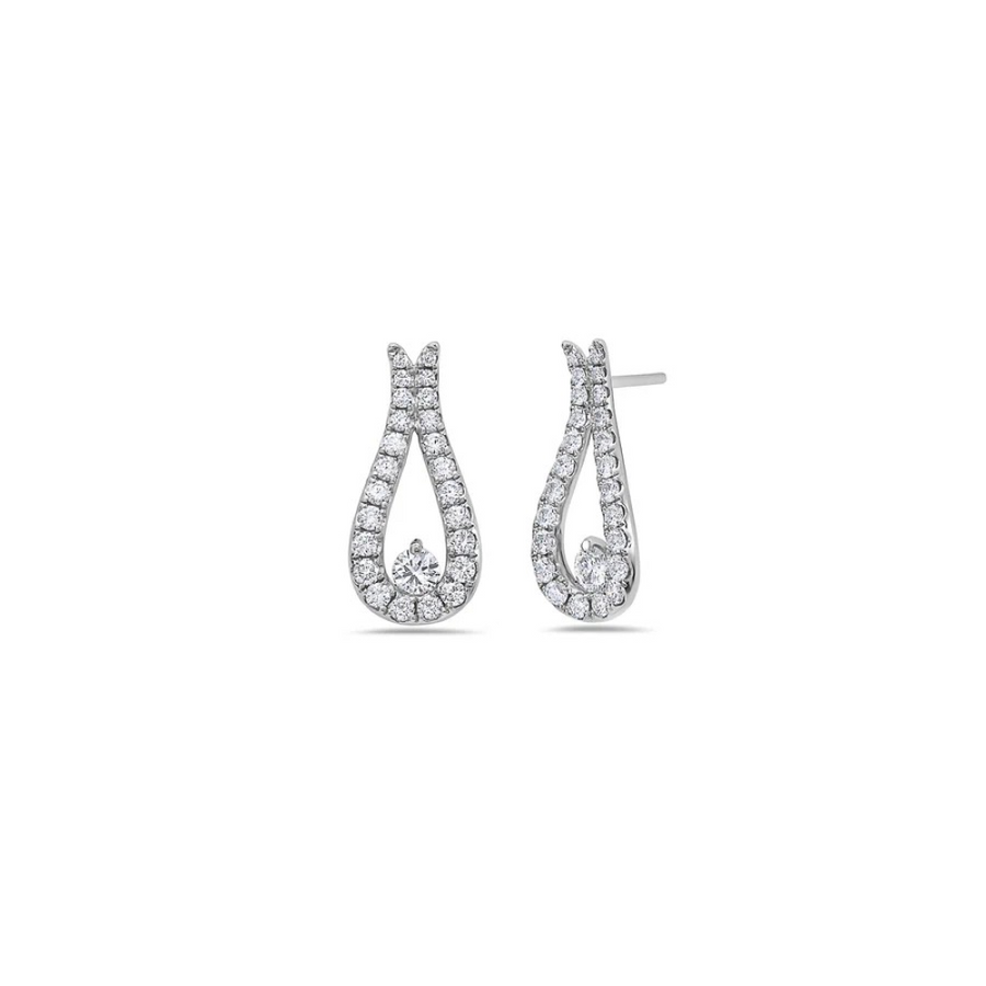 Charles Krypell -Diamond Teardrop Earrings-46009-210000480026-at Schiffman's Jewelers