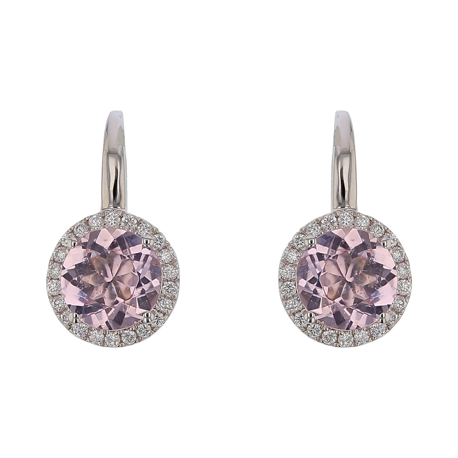 Charles Krypell Pastel Morganite-and-Diamond Halo Earrings-1_7265_WM-210000493195-at Schiffman's Jewelers