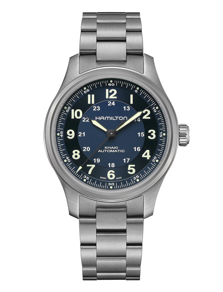 42MM TITANIUM KHAKI FIELD AUTO