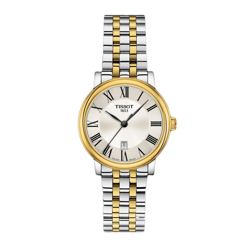 28mm Classic Dream Lady Ivory Dial Watch in Stainless Steel with Yellow Gold PVD with Bracelet