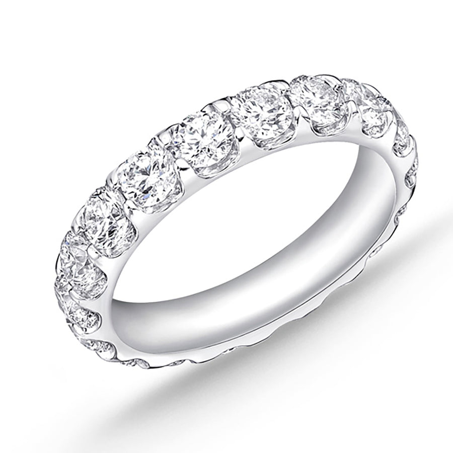Platinum 3.13ct Round Diamonds Odessa Eternity Band