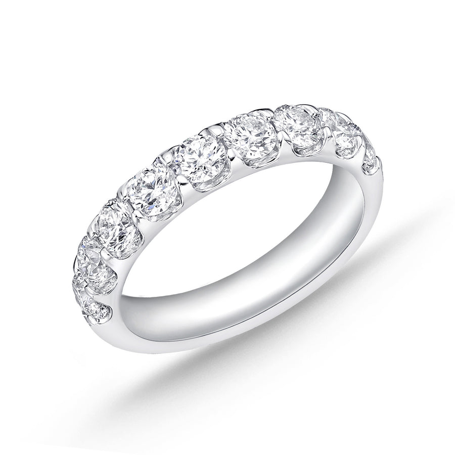 Odessa Diamond 9-Stone Band in Platinum, Size 6.5