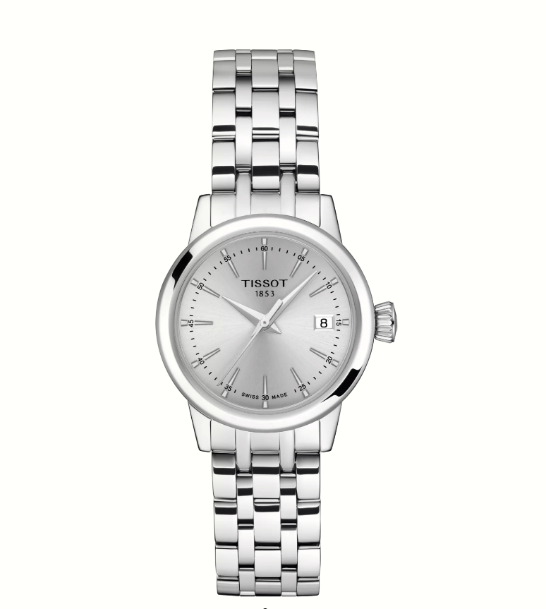 28mm Classic Dream Lady Watch with Silver Dial in Stainless Steel, Bracelet