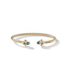 Renaissance Bracelet in 18K Yellow Gold with Blue Sapphires