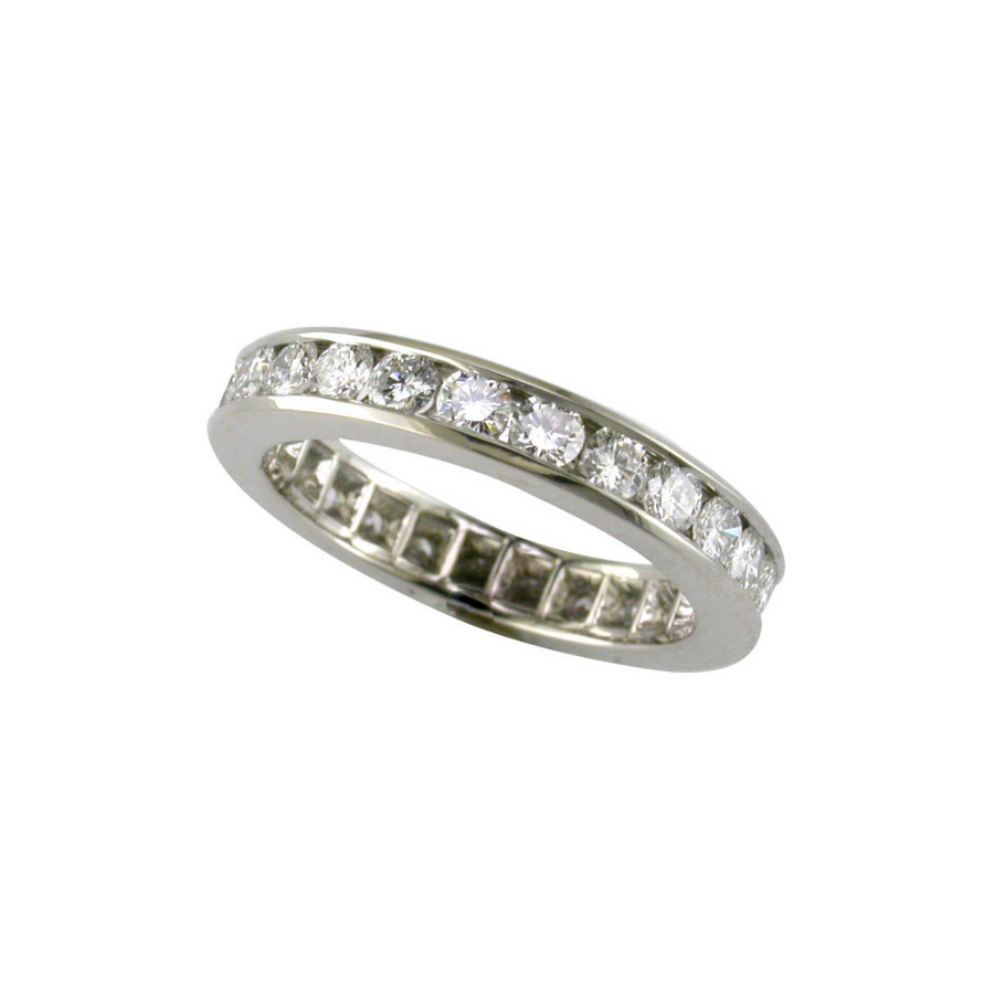 1.48Ct Diamond Eternity Band in Platinum, Size 5.75
