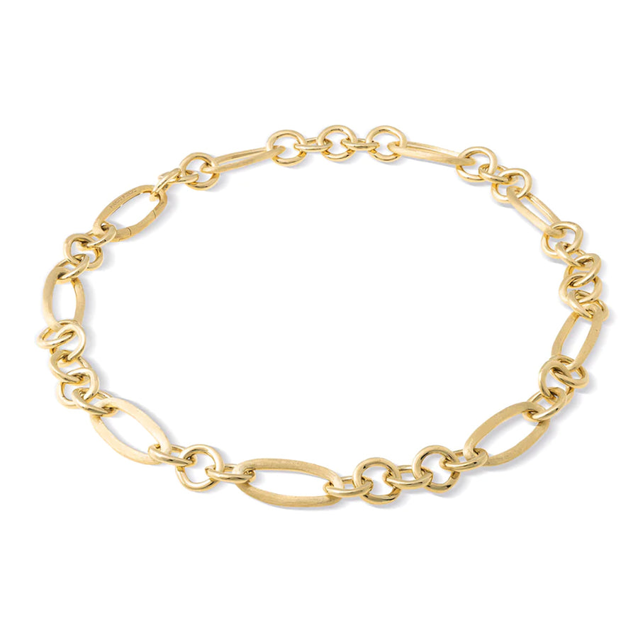 Jaipur Mixed Link Necklace in 18K Yellow Gold, 17.75"