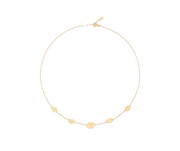 Lunaria 0.41ct Diamond Necklace in 18K Yellow Gold Size, 16.5"