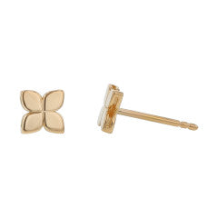 Love in Verona Stud Earrings in 18K Yellow Gold, 7mm
