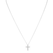 Cross Pendant with Diamonds