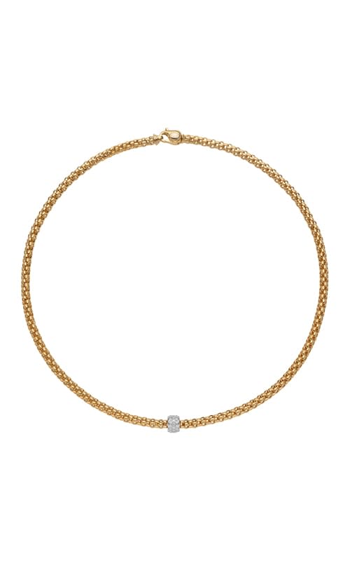 SPO - Solo 0.29ct Diamond 4mm Rope Necklace in 18K Yellow and White Gold, 17"