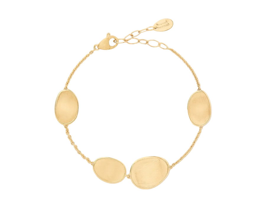 Lunaria 4 Elements Bracelet in 18K Yellow Gold Size 5.9