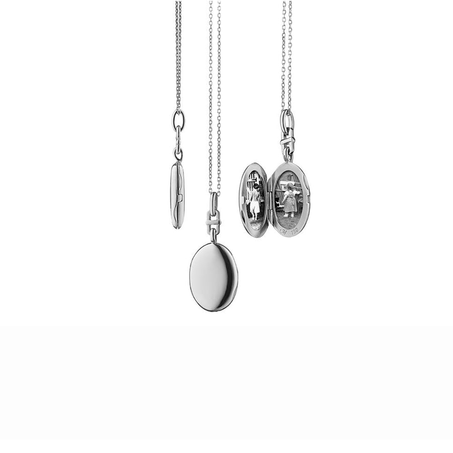 Slim Oval Eve Locket Necklace