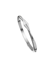 Points North Hinged Bangle Bracelet in Sterling Silver Large