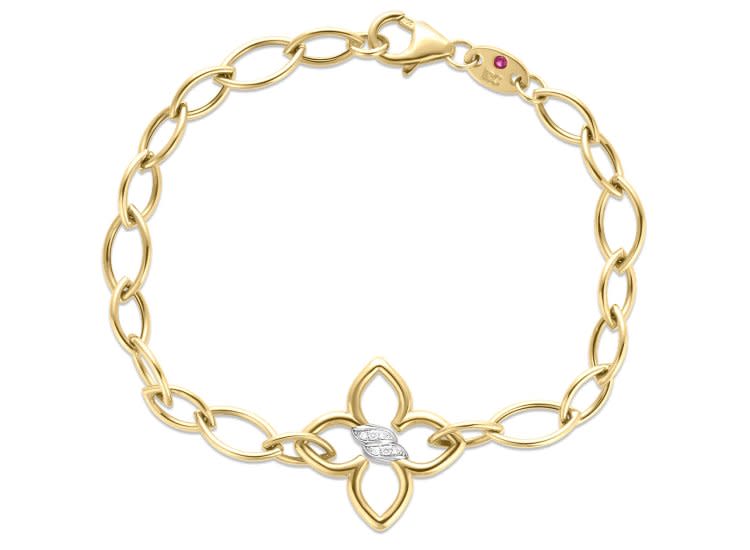 Cialoma 0.01ct Diamond Bracelet in 18K Yellow and White Gold