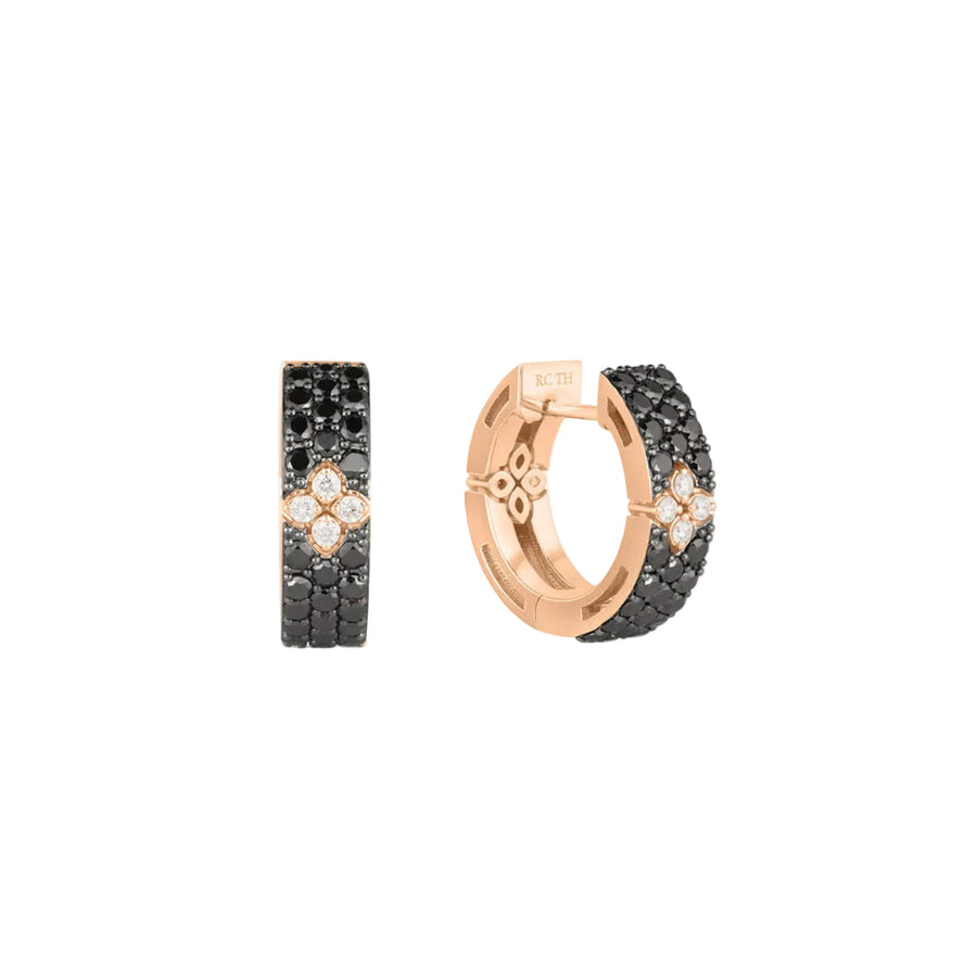Love in Verona 0.89ct Diamond Huggie Hoop Earrings in 18K Rose Gold