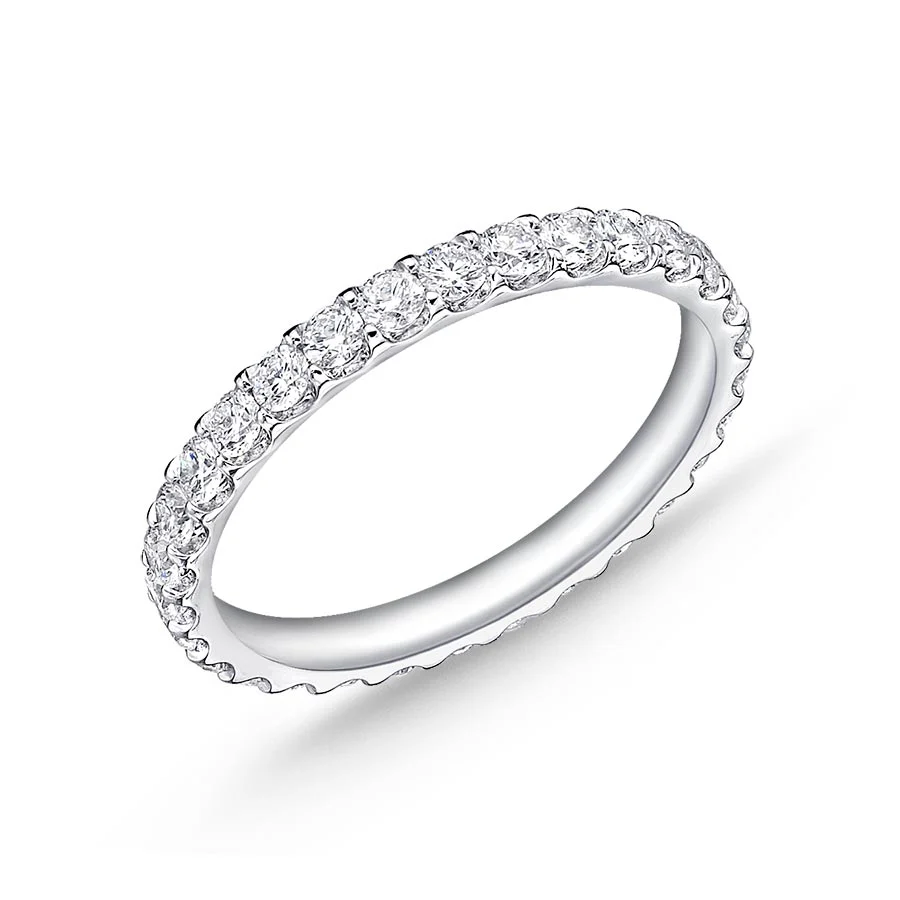 Odessa 0.95ct Diamond Eternity Band in Platinum, size 6