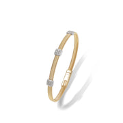 Masai 0.21ct Diamond Station Bracelet in 18K Yellow Gold, 6.75in