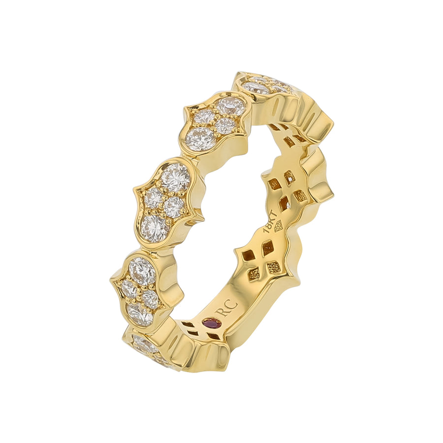 Cobra 0.75ct Diamond Ring in 18K Yellow Gold, size 6.5