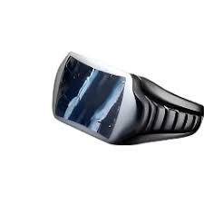 Signet Ring in Blue Woolly Mammoth Tooth and Sterling Silver, Size 11