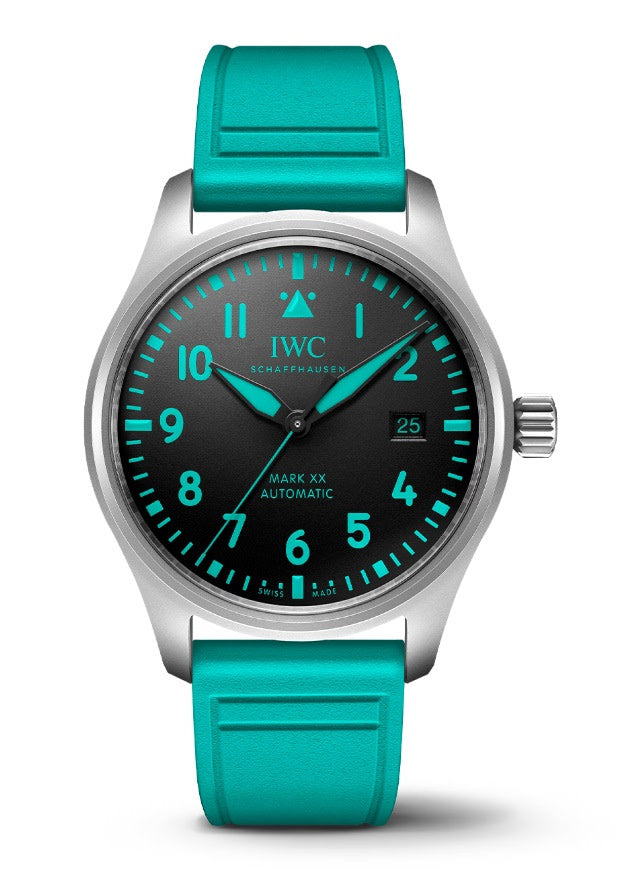 40mm Mark XX Watch with Black Dial in Titanium, Strap