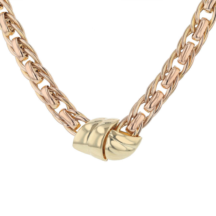 Curb Link Necklace in 14K Yellow Gold, 14"